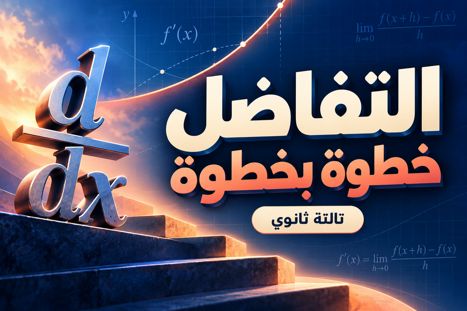 التفاضل خطوة بخطوة